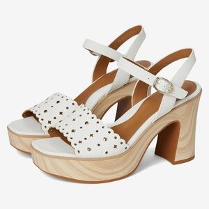 NEW Naturalizer Kira Block Heel Square Toe Platform Sandals